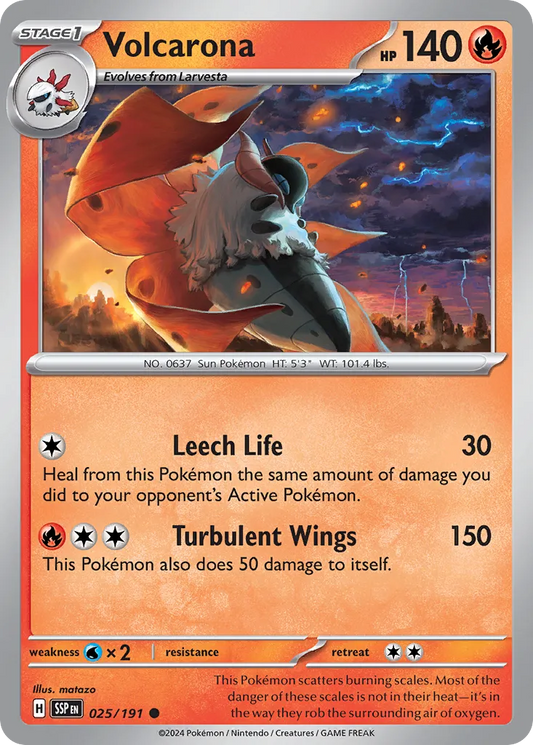 Volcarona - 025/191 - Common