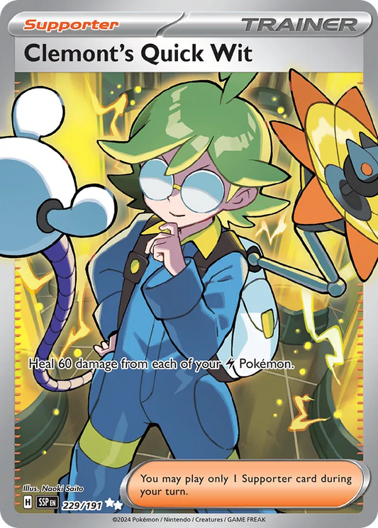 Clemont's Quick Wit - 229/191 - Ultra Rare