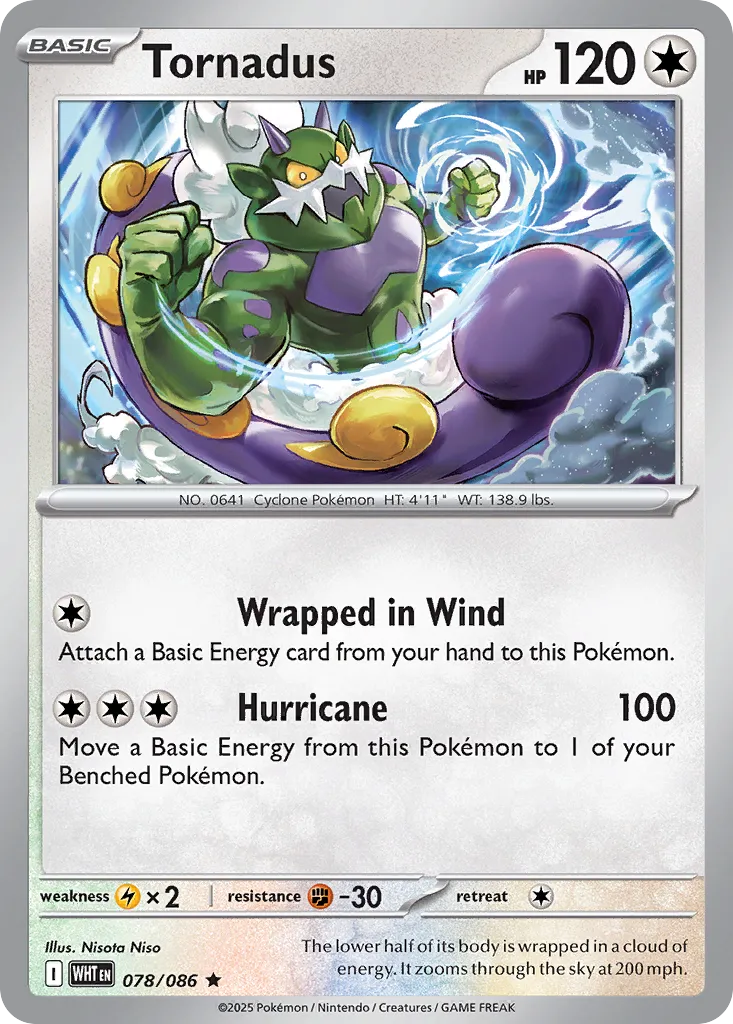 Tornadus - 078/086 - Rare