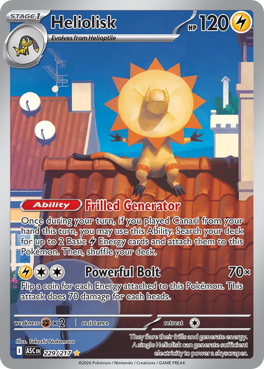 Heliolisk - 229/217 - Illustration Rare