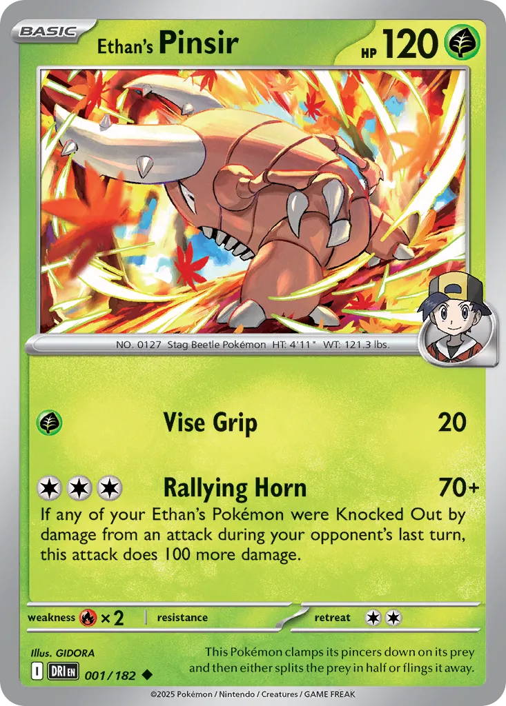 Ethan's Pinsir - 001/182 - Uncommon