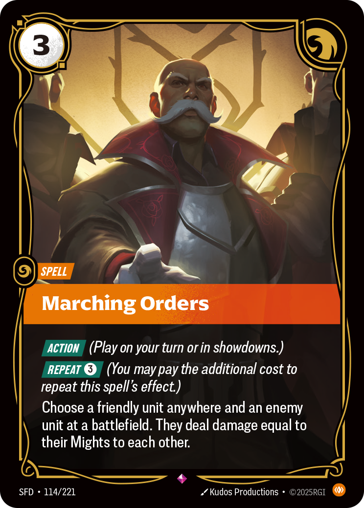 Marching Orders - 114/221 (Foil)