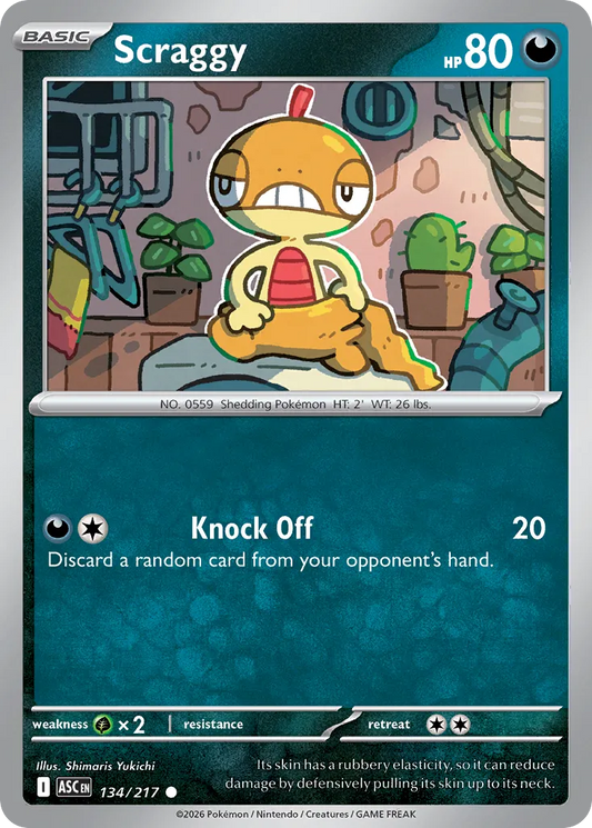 Scraggy - 134/217 - Common