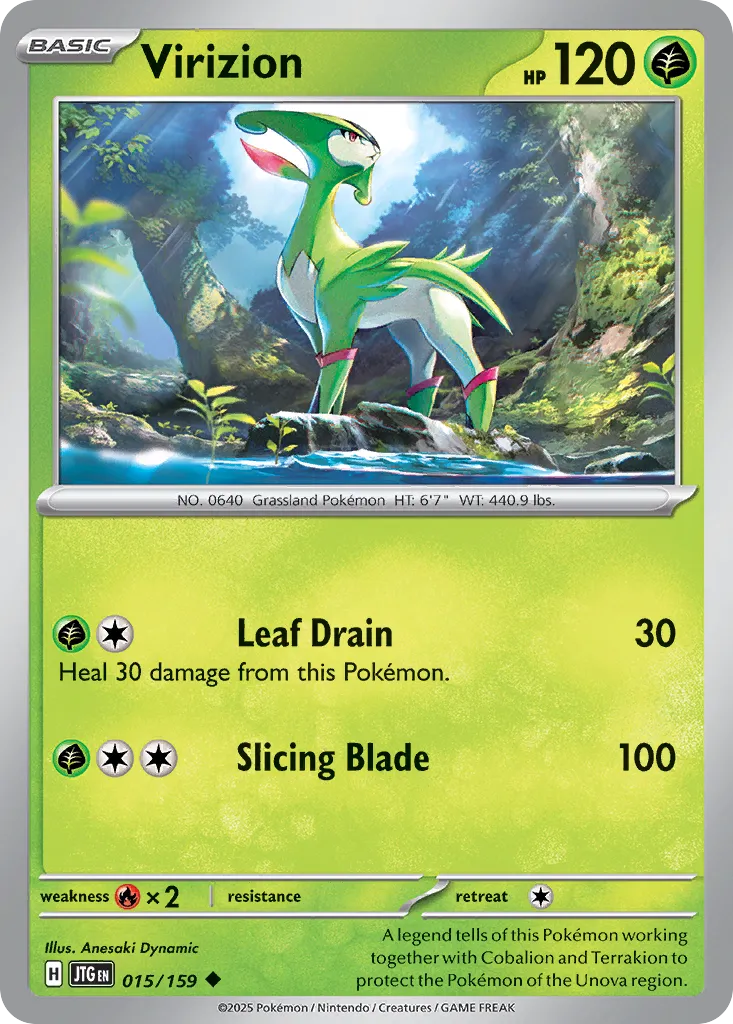 Virizion - 015/159 - Uncommon
