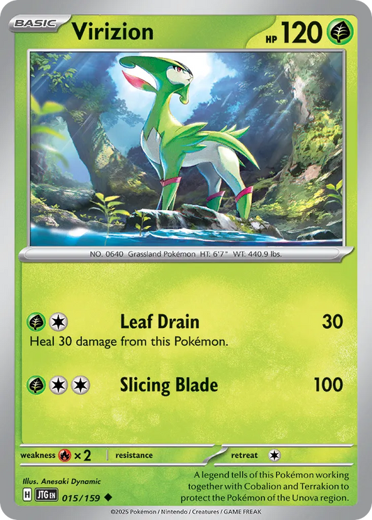 Virizion - 015/159 - Uncommon