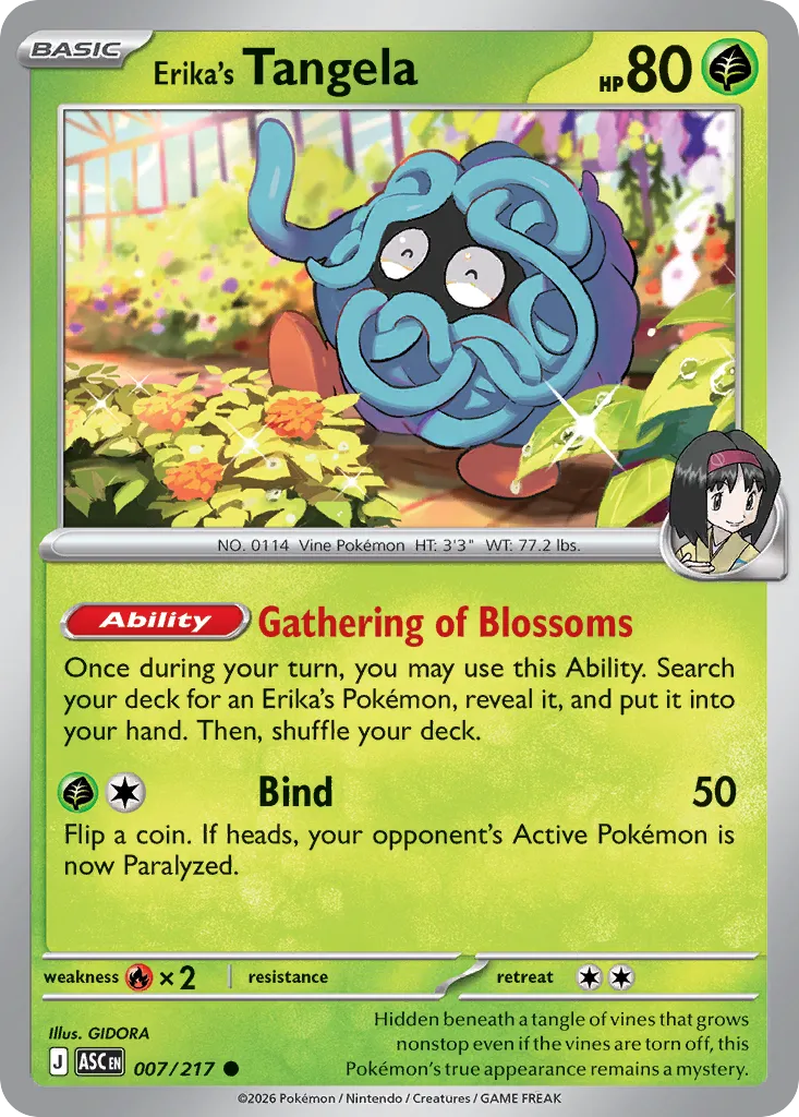 Erika's Tangela - 007/217 - Common