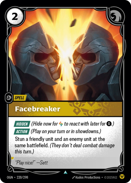 FACEBREAKER - OGN-220/298 (Foil)
