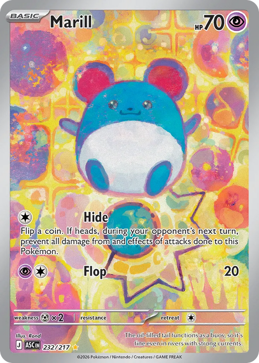 Marill - 232/217 - Illustration Rare