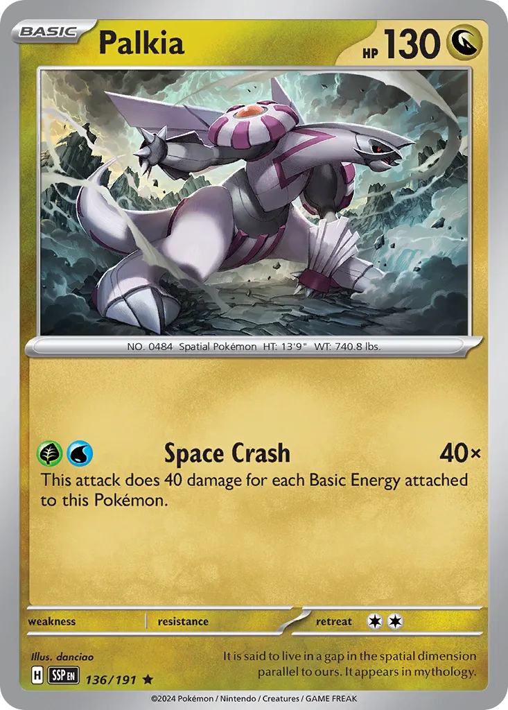 Palkia - 136/191 - Rare