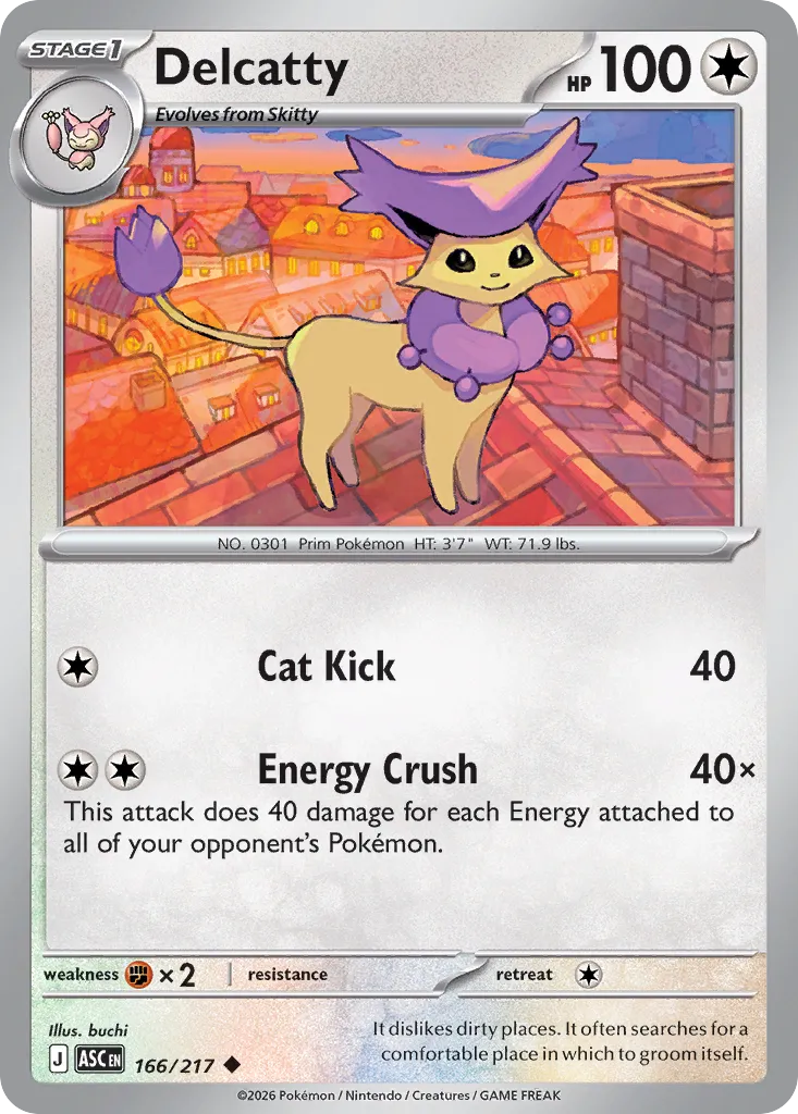 Delcatty - 166/217 - Uncommon