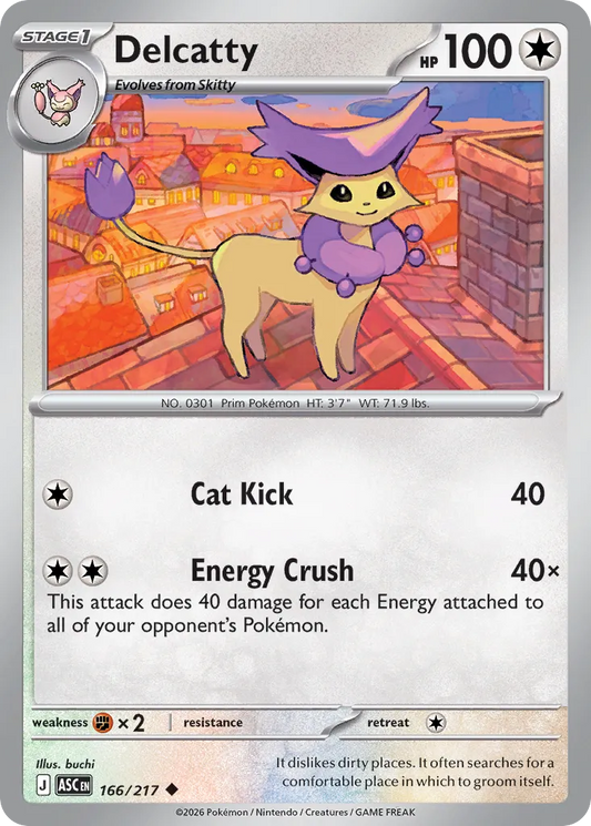 Delcatty - 166/217 - Uncommon