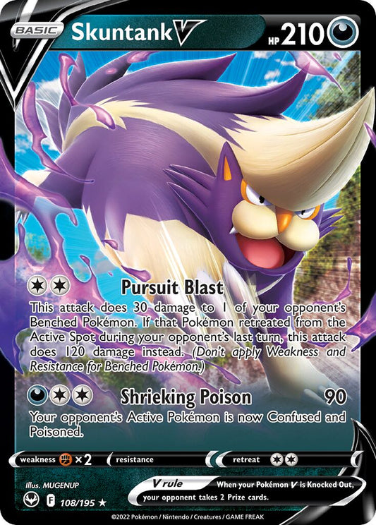 Skuntank V - 108/195 - Holo Rare V