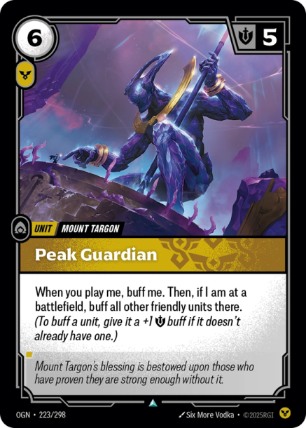 PEAK GUARDIAN - OGN-223/298