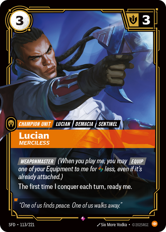 Lucian - Merciless - 113/221 (Foil)