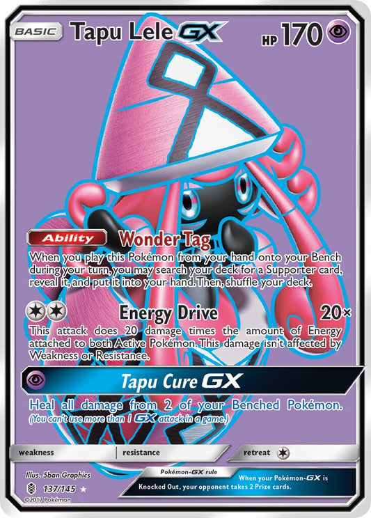 Tapu Lele-GX - 137/145 - Rare Ultra