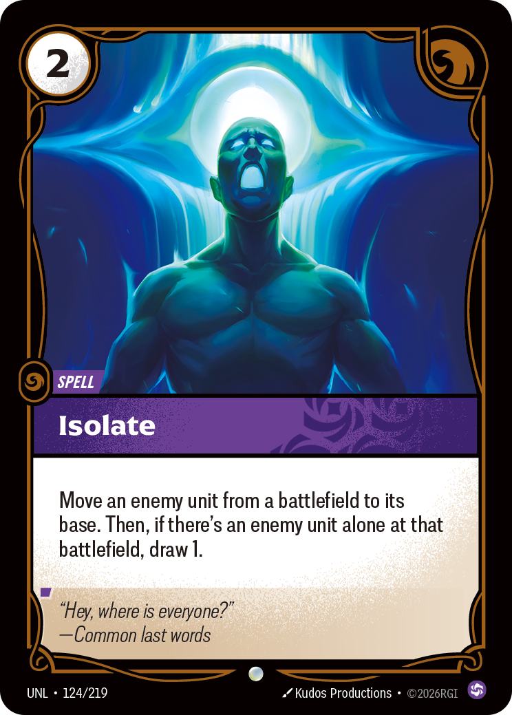 Isolate - 124/219 (Foil)