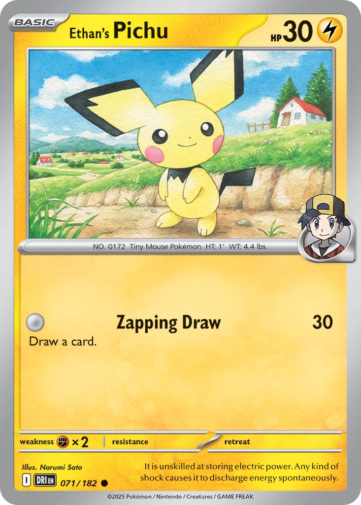 Ethan's Pichu - 071/182 - Common