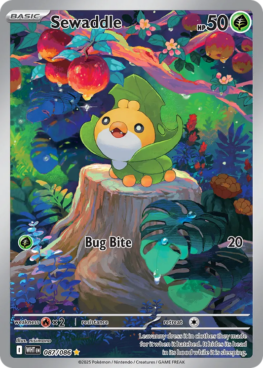 Sewaddle - 087/086 - Illustration Rare