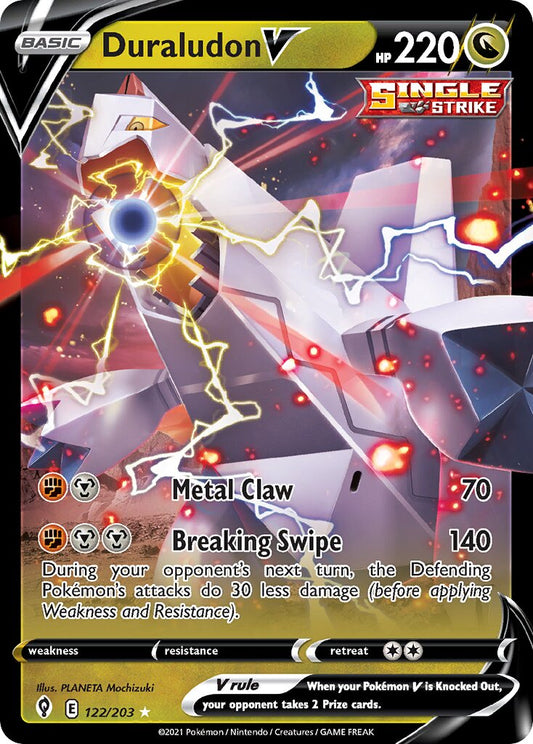 Duraludon V - 122/203 - Holo Rare V