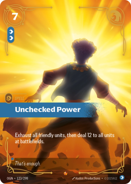 UNCHECKED POWER - OGN-123/298 (Foil)