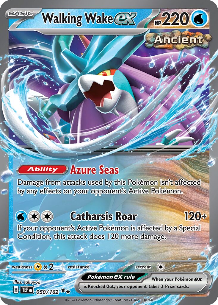 Walking Wake ex - 050/162 - Double Rare