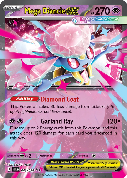 Mega Diancie ex - 041/094 - Double Rare