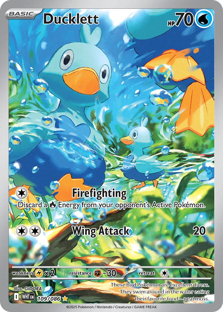 Ducklett - 109/086 - Illustration Rare