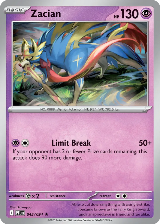 Zacian - 045/094 - Rare