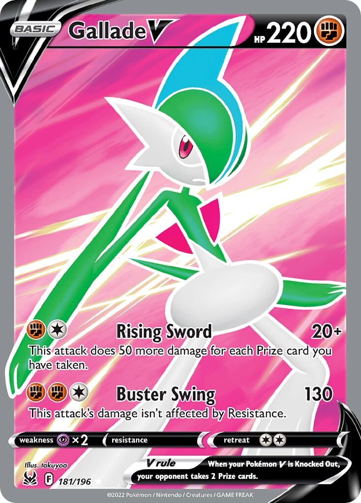 Gallade V - 181/196 - Rare Ultra
