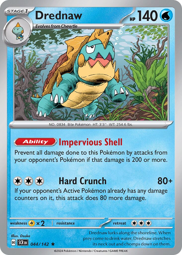 Drednaw - 044/142 - Rare