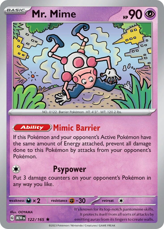 Mr. Mime - 122/165 - Rare