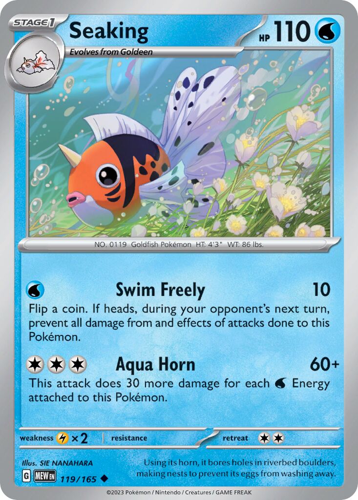Seaking - 119/165 - Uncommon