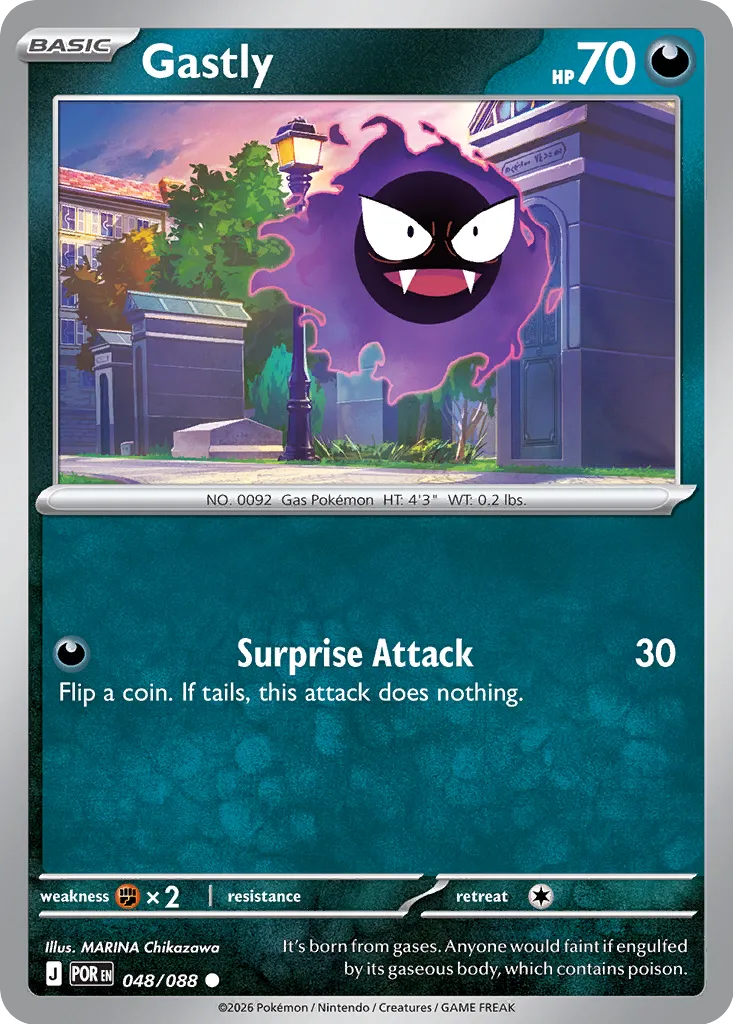 Gastly - 048/088 - Common (Español LA)