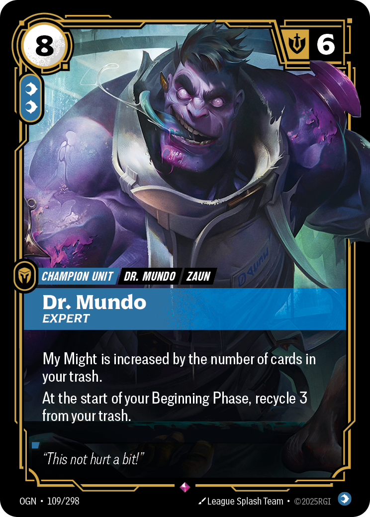 Dr. Mundo - Expert - 109/298 (Foil)