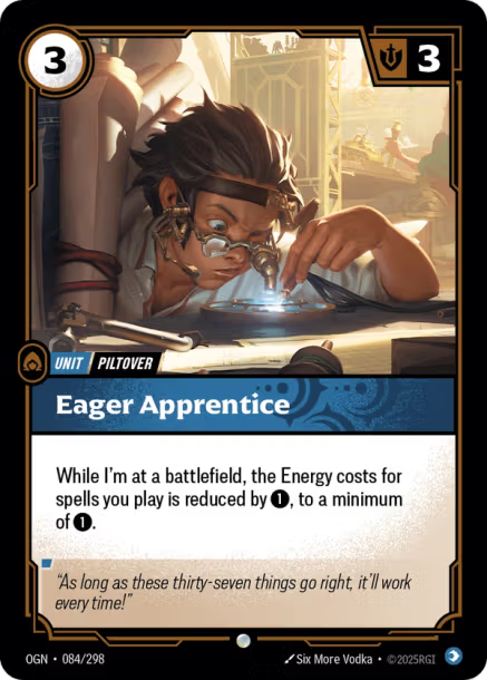 EAGER APPRENTICE - OGN-084/298 (Foil)