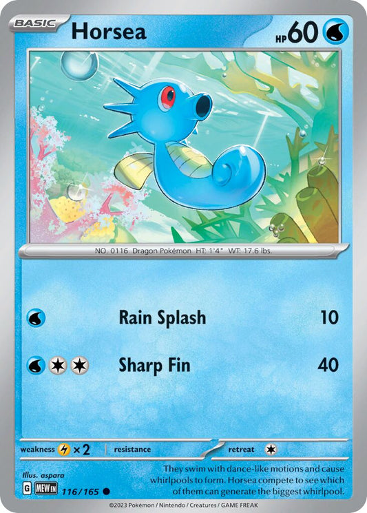 Horsea - 116/165 - Common