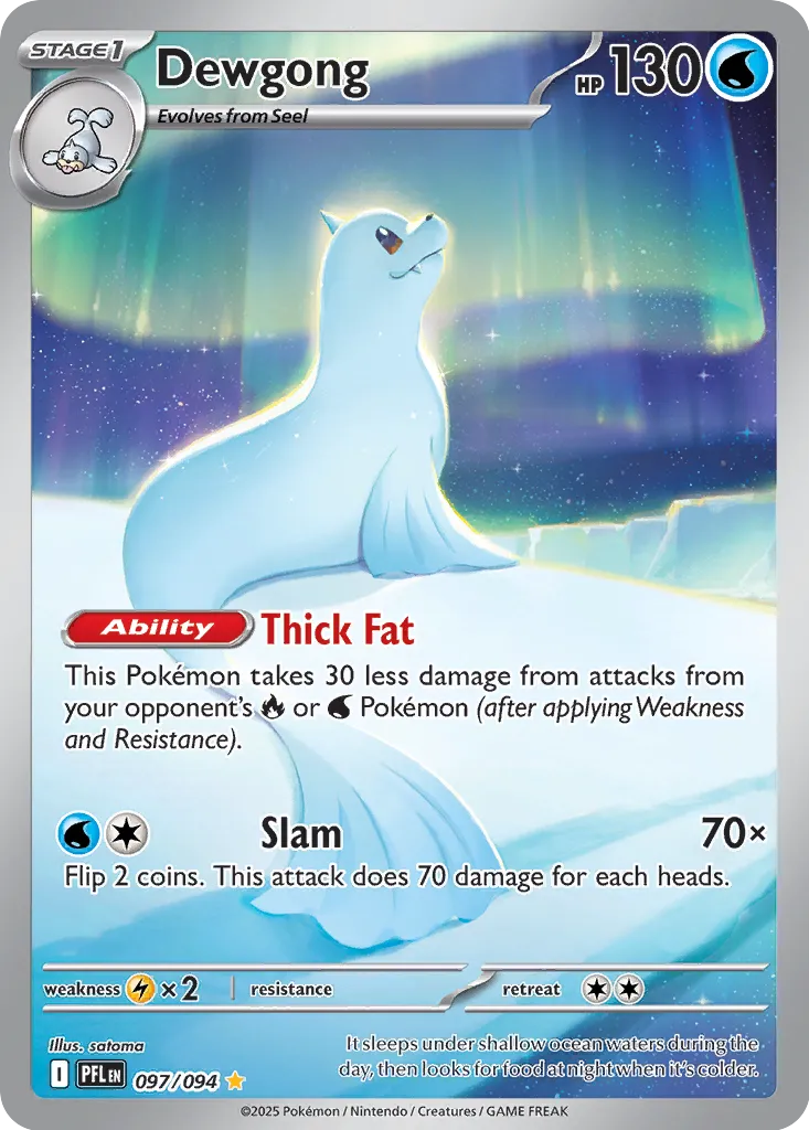 Dewgong - 097/094 - Illustration Rare