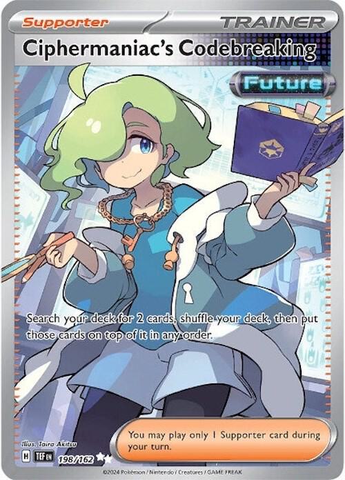 Ciphermaniac's Codebreaking - 198/162 - Full Art Secret Rare