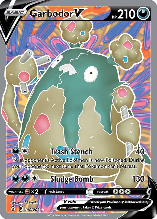 Garbodor V - 190/203 - Rare Ultra
