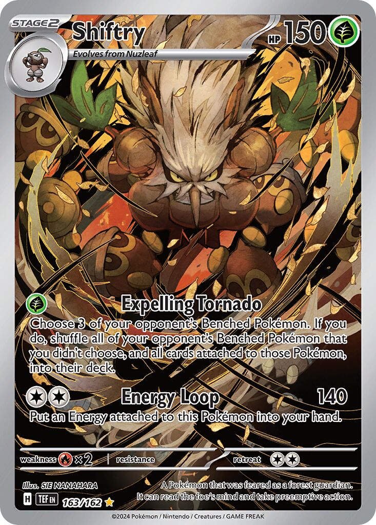 Shiftry - 163/162 - Illustration Rare
