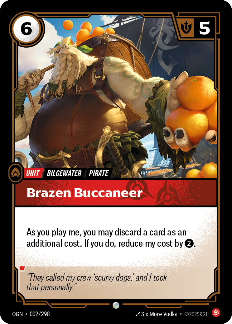 Brazen Buccaneer - 002/298 (Foil)