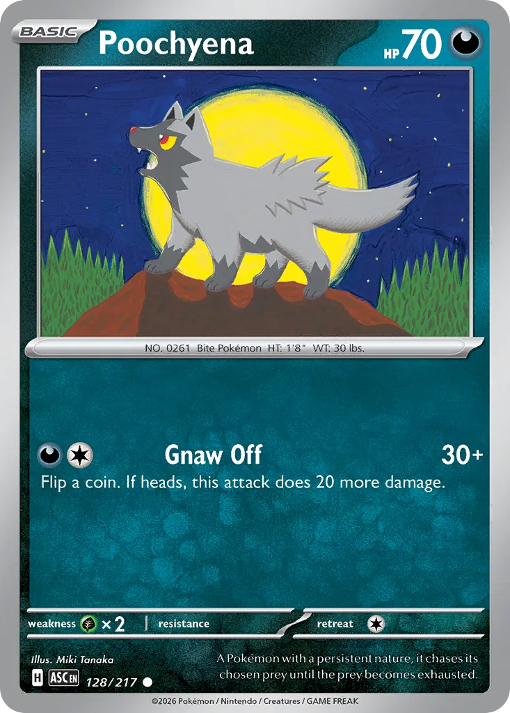 Poochyena - 128/217 - Common