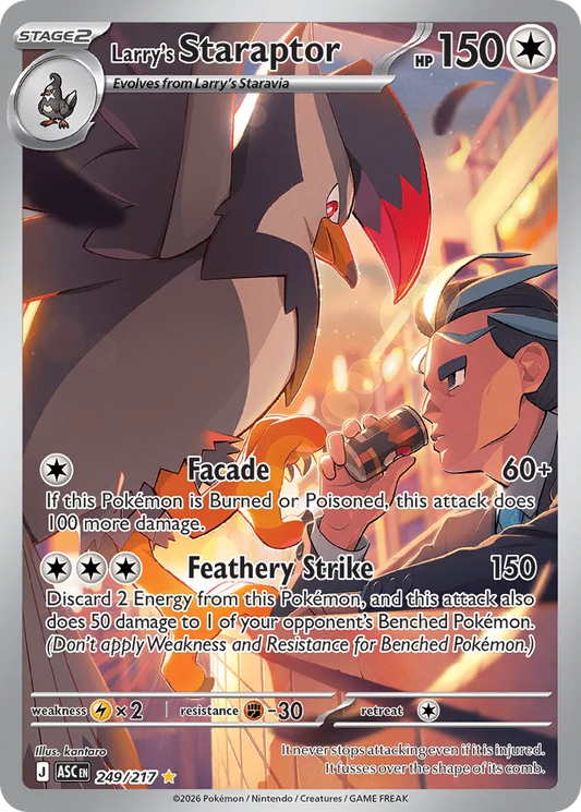 Larry's Staraptor - 249/217 - Illustration Rare