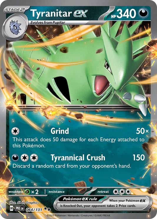 Tyranitar ex - 064/131 - Double Rare