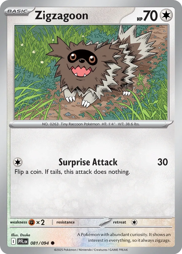 Zigzagoon - 081/094 - Common