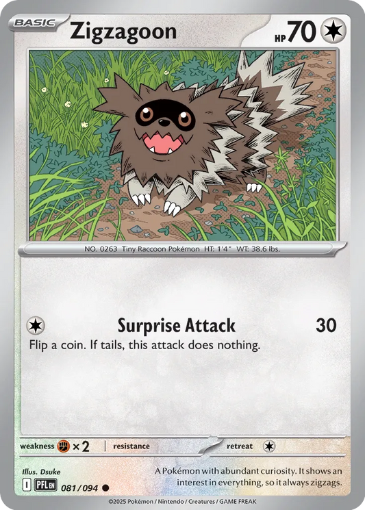 Zigzagoon - 081/094 - Common