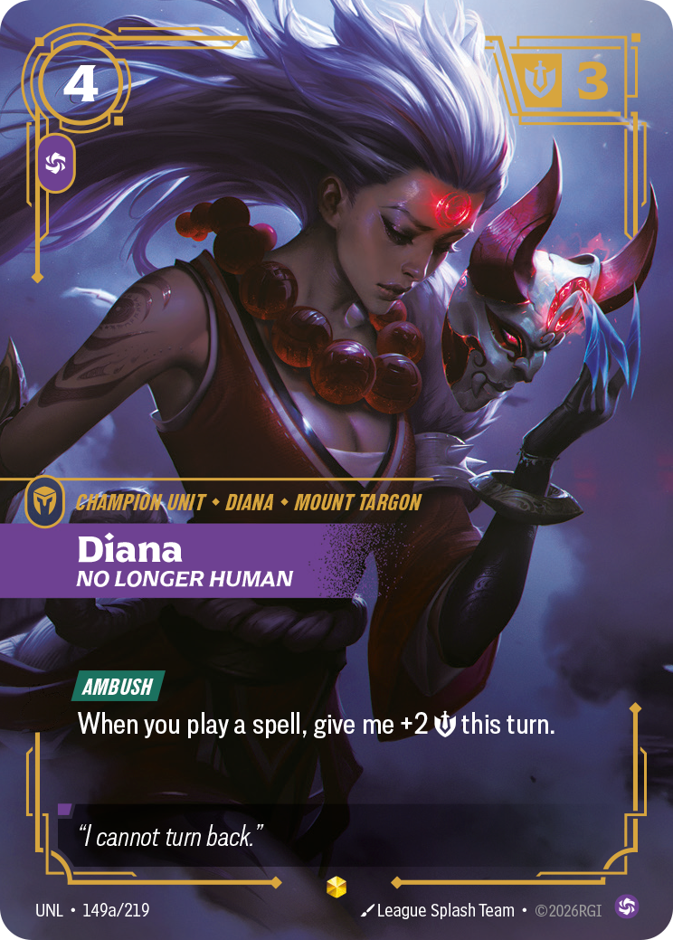 Diana - No Longer Human (Alternate Art) - 149A/219 (Foil)