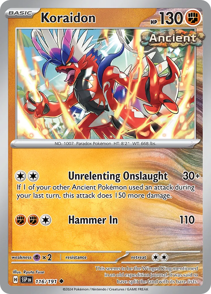 Koraidon - 116/191 - Uncommon