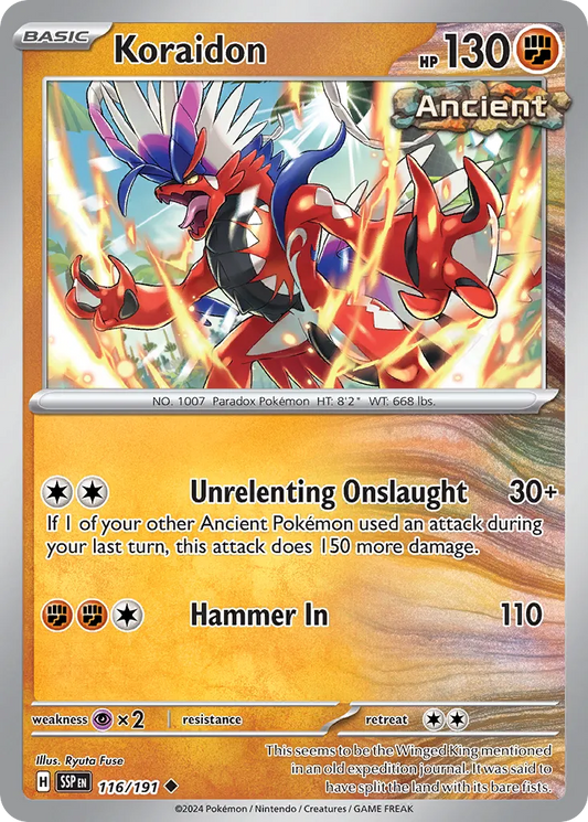 Koraidon - 116/191 - Uncommon