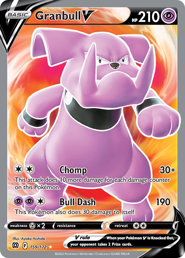 Granbull V - 159/172 - Rare Ultra